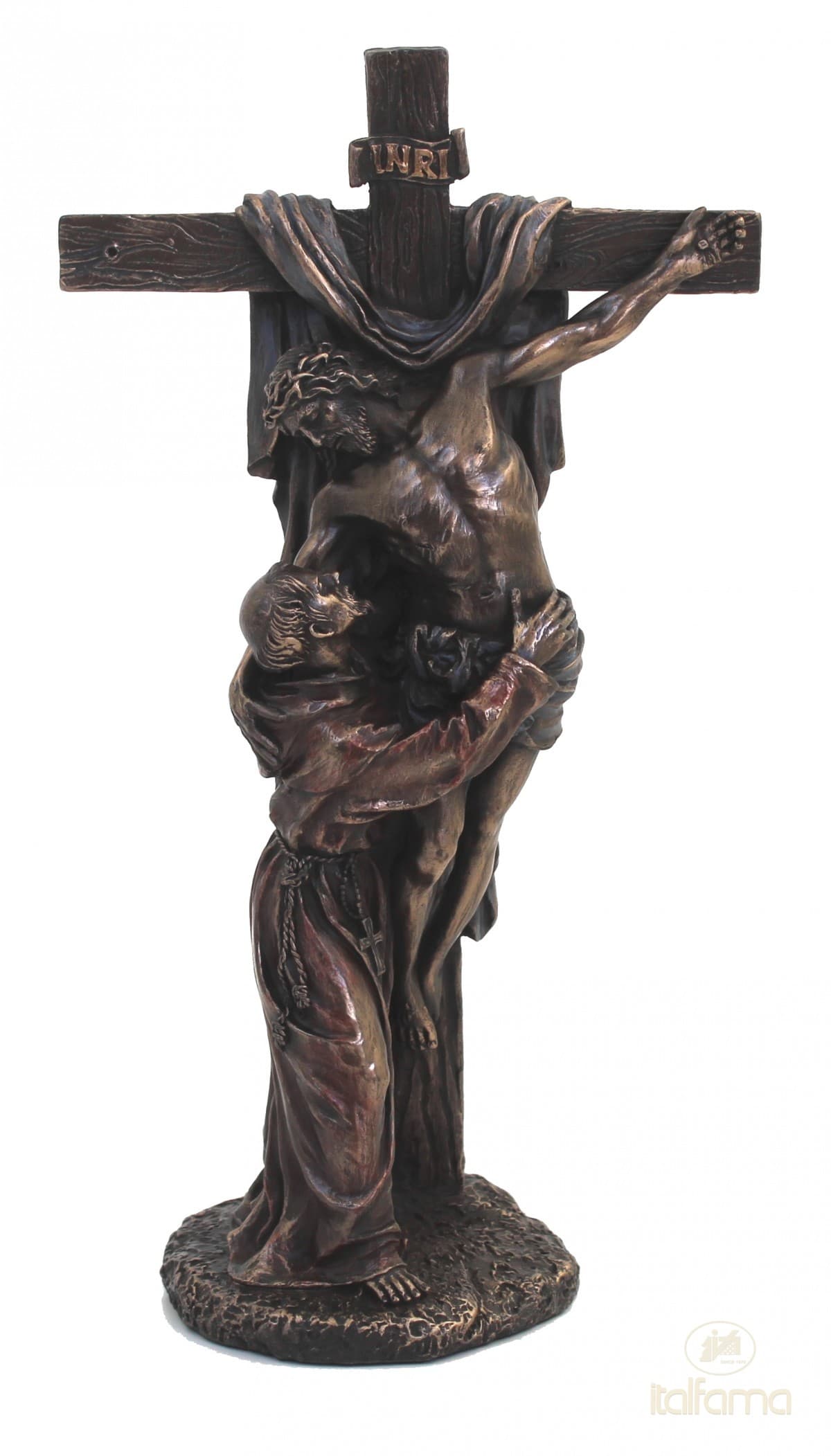 Italfama CRUCIFIX WITH ST.FRANCIS OF ASSISI