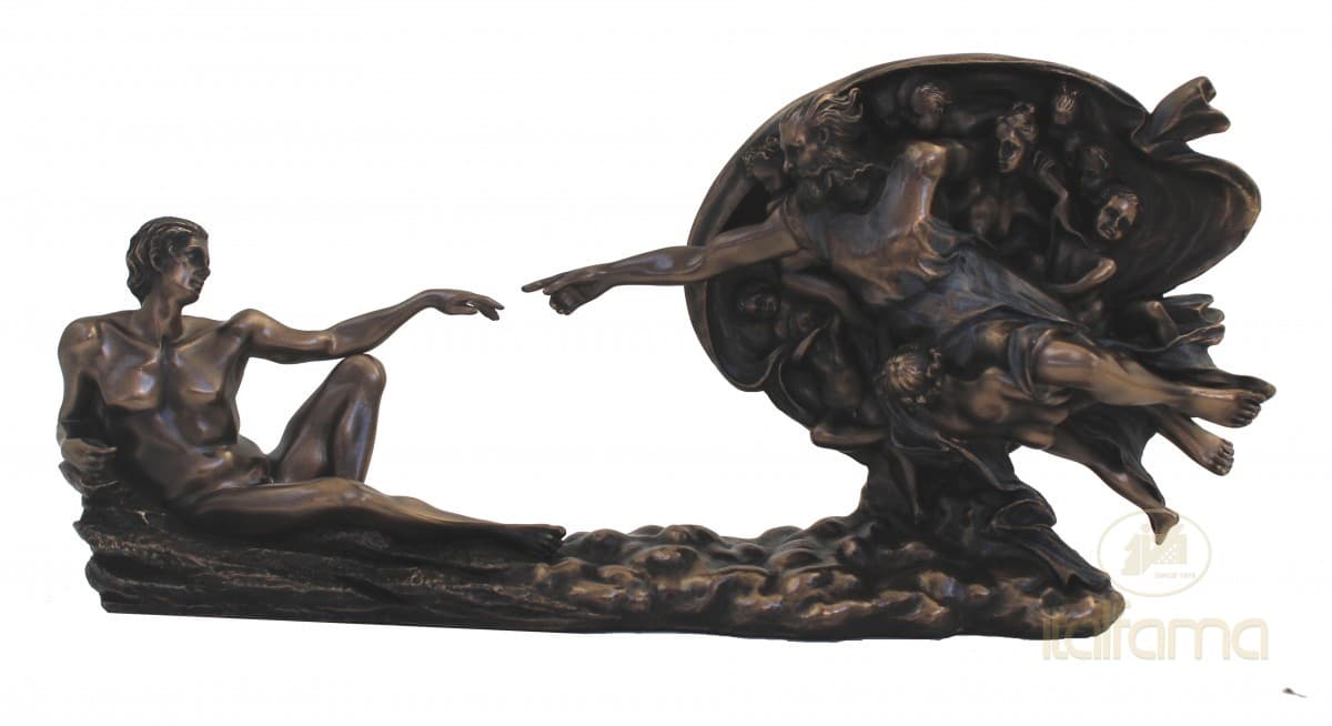Italfama THE CREATION OF ADAM by Michelangelo (small size)