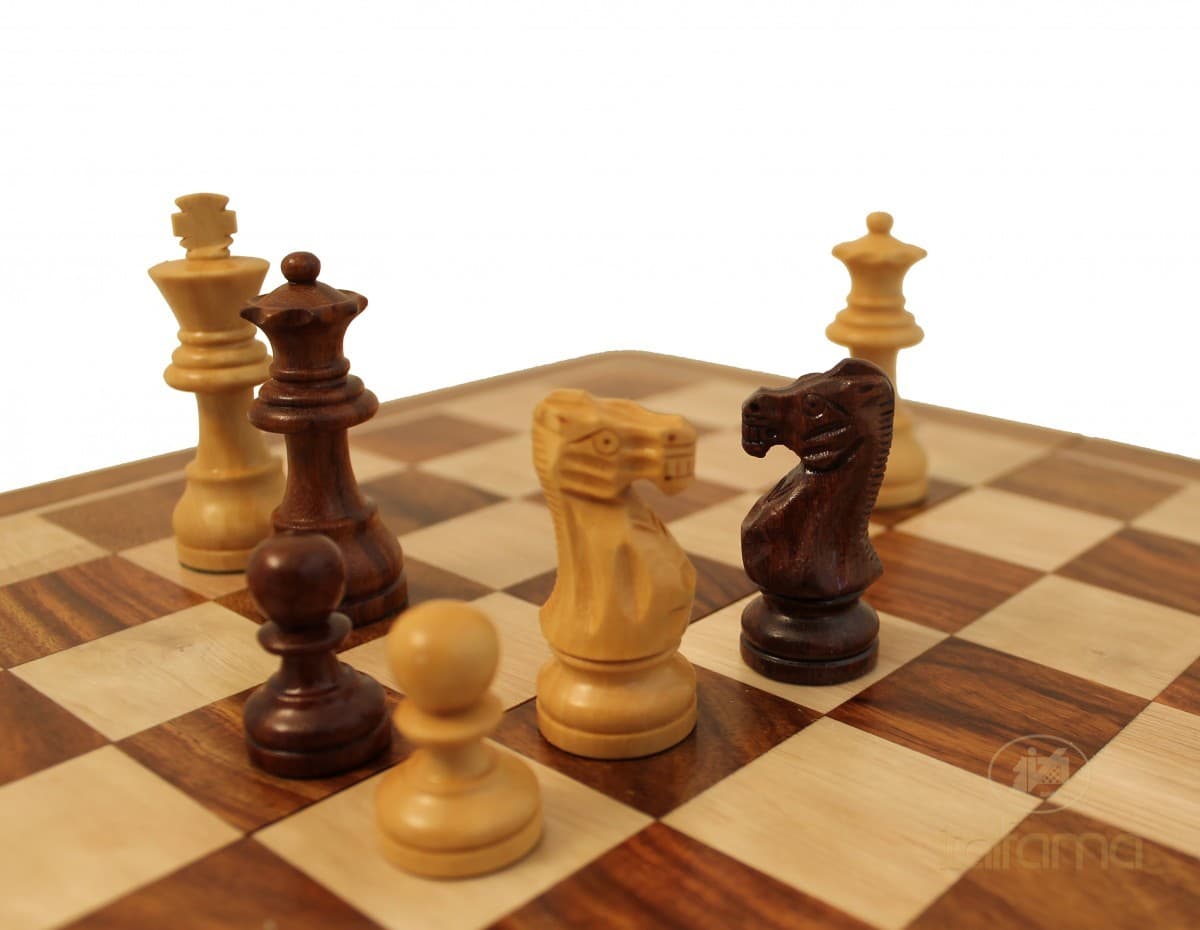 Italfama (5°size)" PREMIUM QUALITY" MAGNETIC WOODEN FOLDING CHESS + CHECKERS SET
