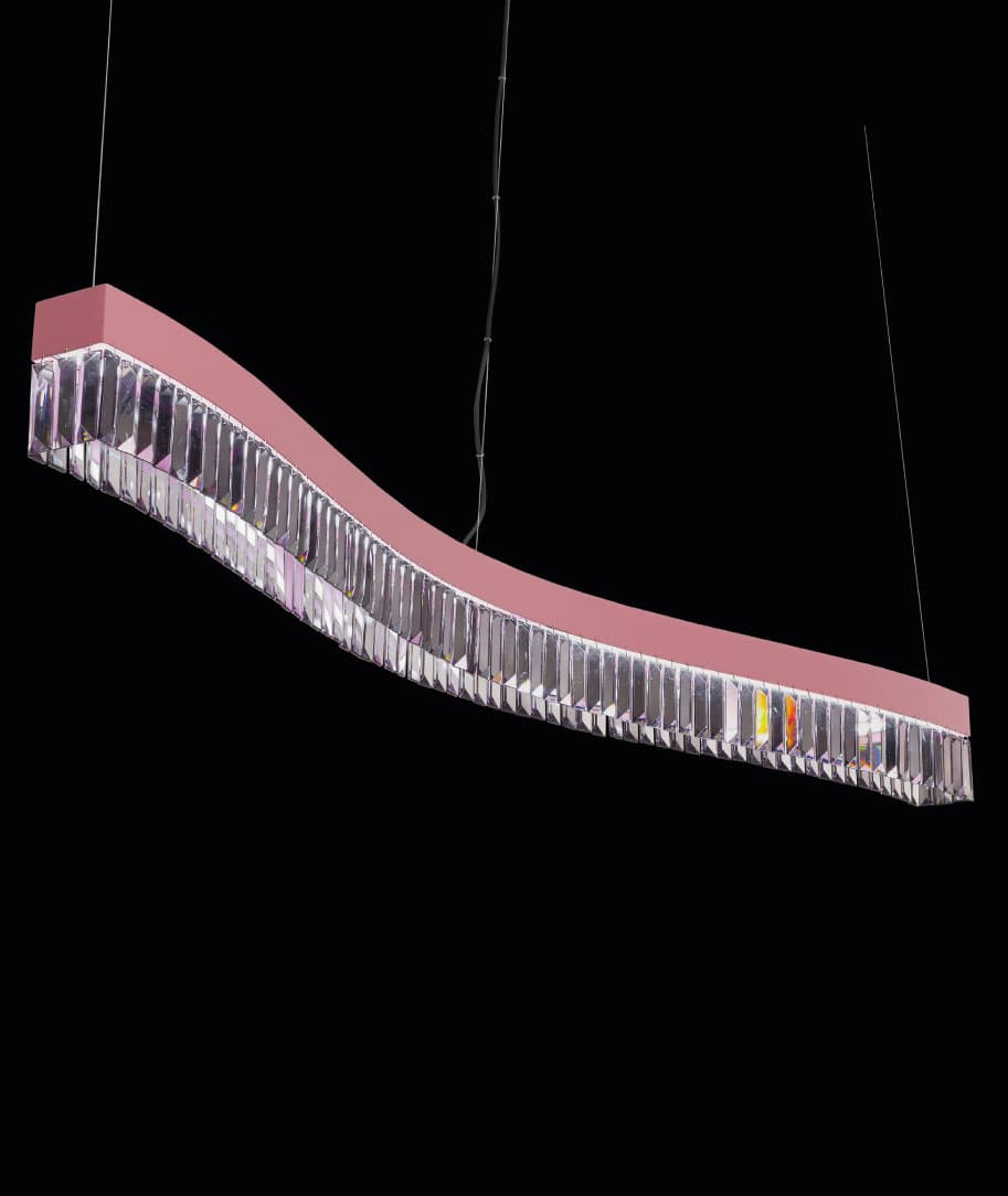 Euroluce Light of Italy Way Curve Red