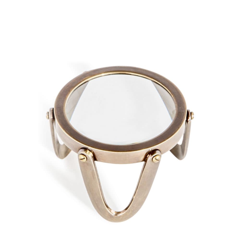 Authentic Models Desk Magnifier 3″, Brass