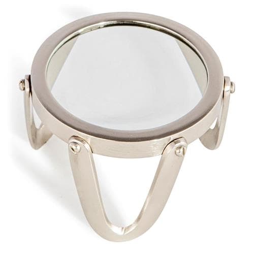 Authentic Models Desk Magnifier 3″, Pewter