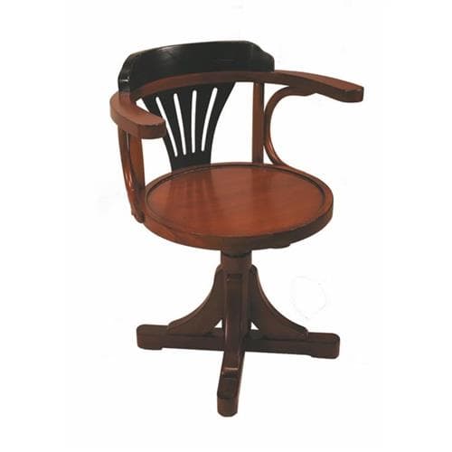 Authentic Models Purser’s Chair, Black & Honey