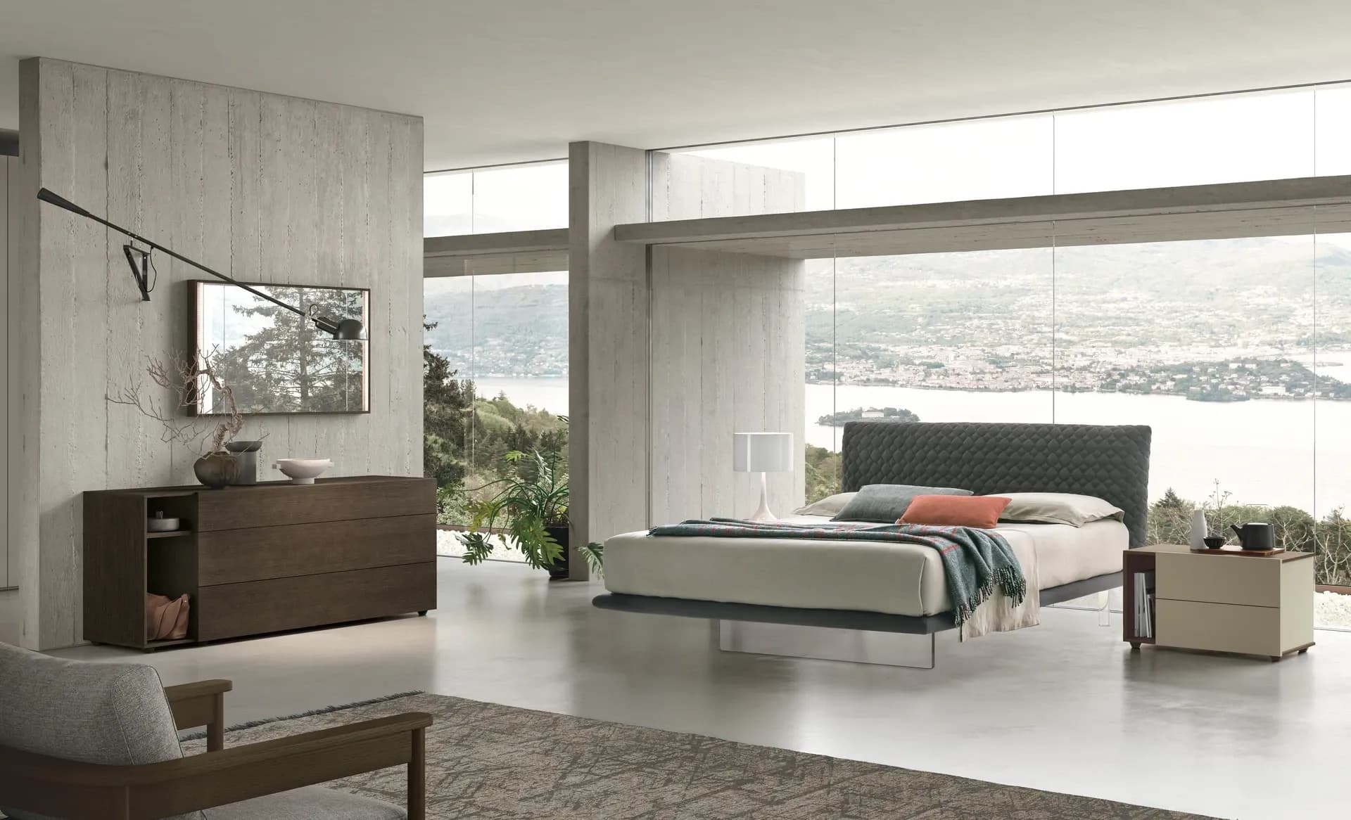 Tomasella Bravo upholstered bed